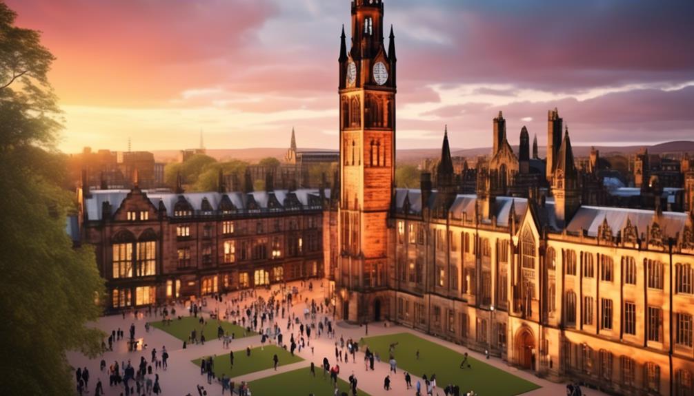 tours of glasgow university