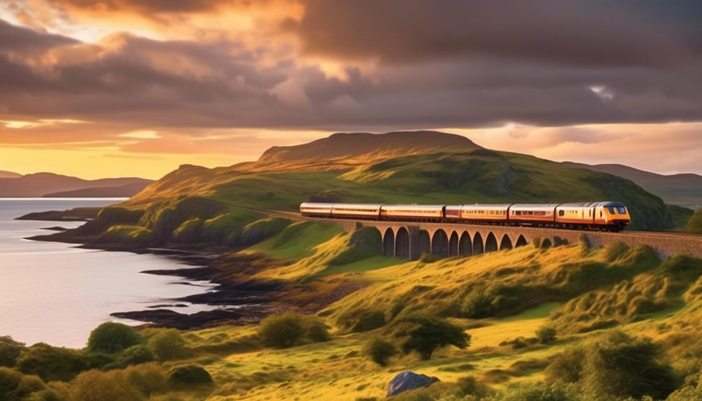 scenic train journey from glasgow to oban